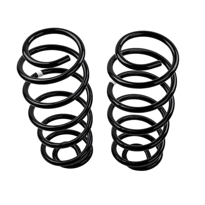 Pair of black OME coil springs for Jeep JK rear suspension