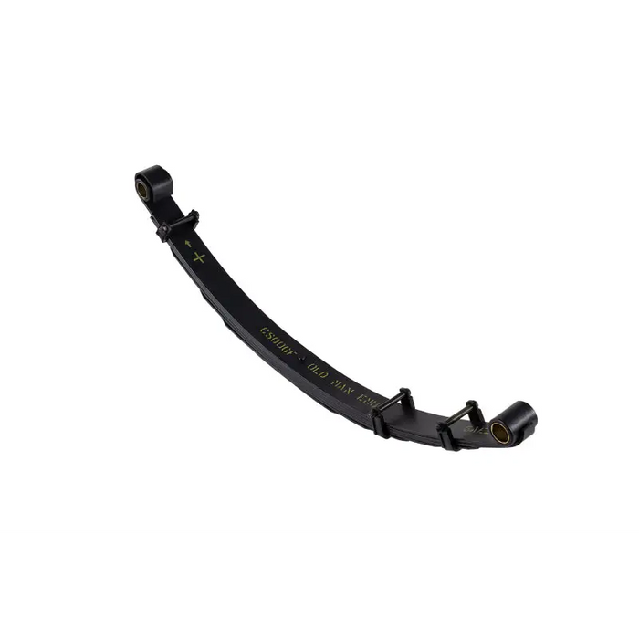 Black ARB / OME Leaf Spring Bumper with White Background