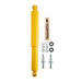 Yellow shock absorber with bolts and nuts on white background for arb / ome steering damper lc 76-78-79 v8.