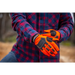 Person wearing orange glove in ARB Premium Recovery Kit S2 - snatch strap included