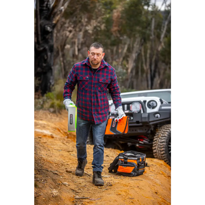 ARB Premium Recovery Kit S2 with man using chainsaw