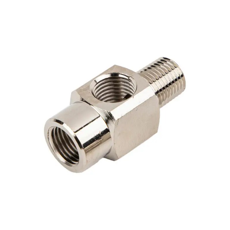 Stainless steel male to female quick connect air hose adapter from ARB Pump Up Kit US STD 7M 150 PSI High Temp V2 Orange. Jeep Wr