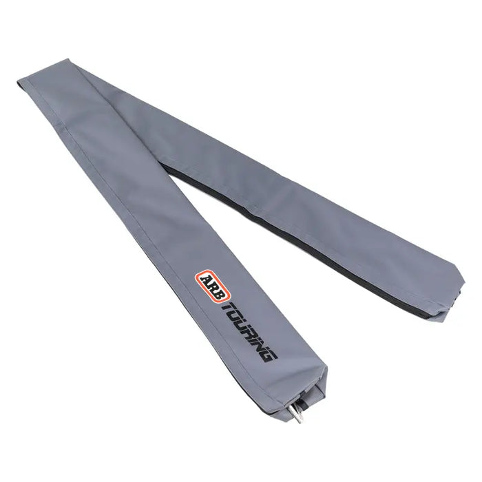 Grey tie with ARB logo on it displayed in PVC bag for ARB Awning 2500mm98 on Jeep Wrangler