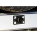 Close up of rear bumper plate on ARB Rear Bar Fj Us Spec