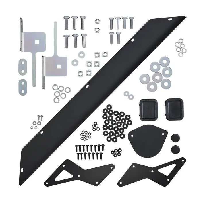 Complete kit for new engine mounting system for ARB Rear Bar Textured Blk Jk Jeep.