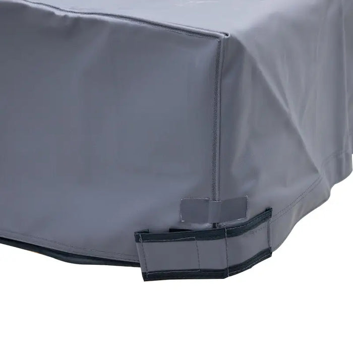 ARB Rooftop Tent Cover in grey for grilling oven.