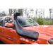 ARB Safari 4x4 snorkel with black side mirror on car