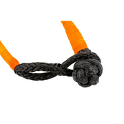 ARB Soft Connect Shackle 14.5T with black rope and orange ends