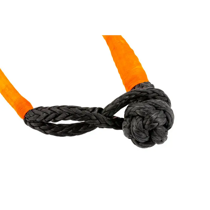 ARB Soft Connect Shackle 14.5T with black rope and orange ends