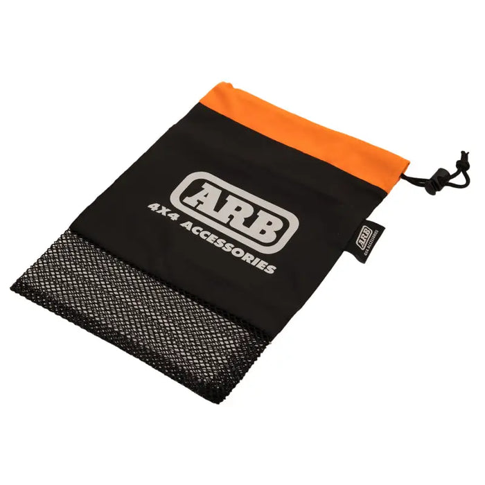 ARB Soft Connect Shackle 14.5T - Black and orange bag with logo.