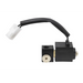 Black and white small motor with white handle - ARB Sp Nipple Solenoid Alu 12Vdc1/8In