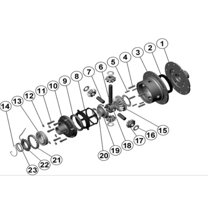 ARB SP Retaining Pin Pack 4 for Rear Axle Assembly Jeep Wrangler