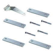 Stainless steel brackets included in ARB spacer kit Warn LMW.