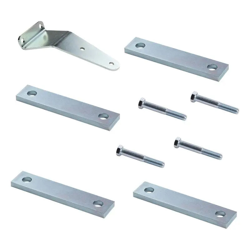 Stainless steel brackets included in ARB spacer kit Warn LMW.