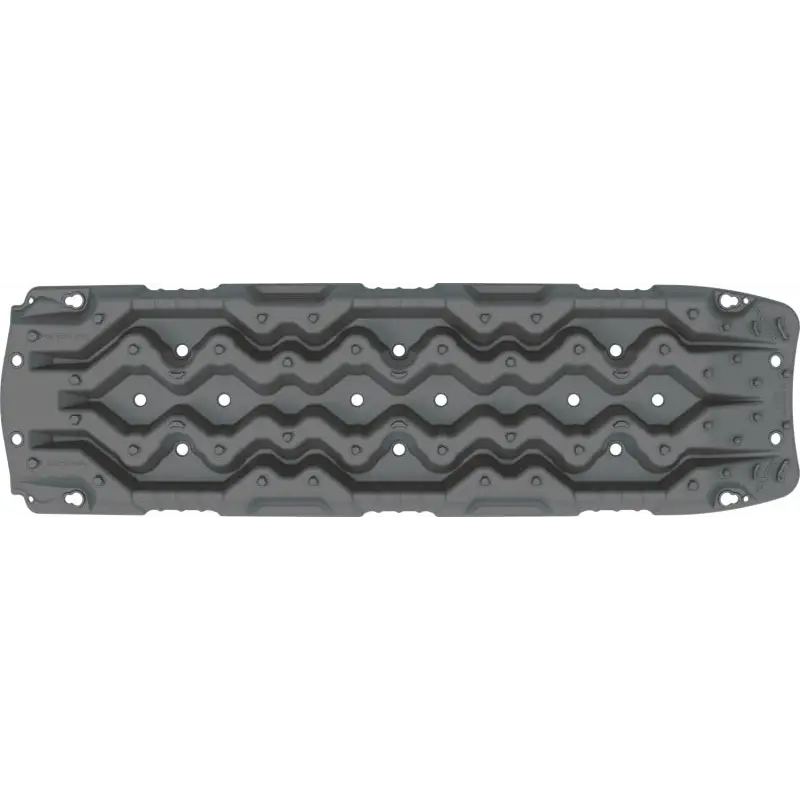 Black plastic knife blade with holes on ARB TRED GT Recover Board - Gun Grey