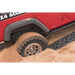 Red jeep showcasing ARB Tred Pro Black with mud tire