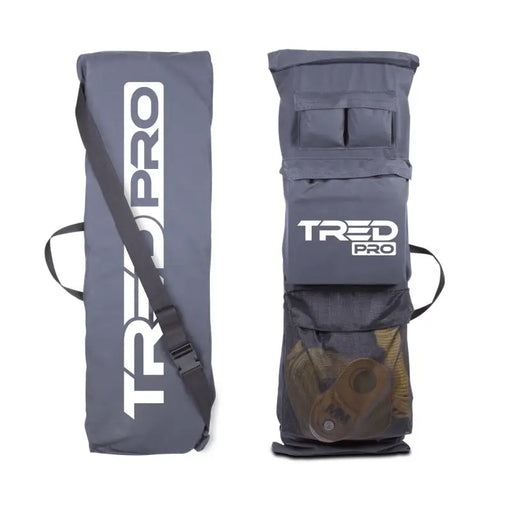 ARB Tred Pro Carry Bag showcasing attachment of bag to recovery board.