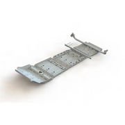 Metal latch and frame for vehicle protection lc200 v8 diesel.