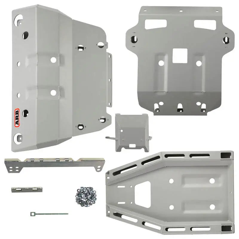 Arb under vehicle protection prado 150 w/kinetic mounting kit for rear - vehicle protection prado