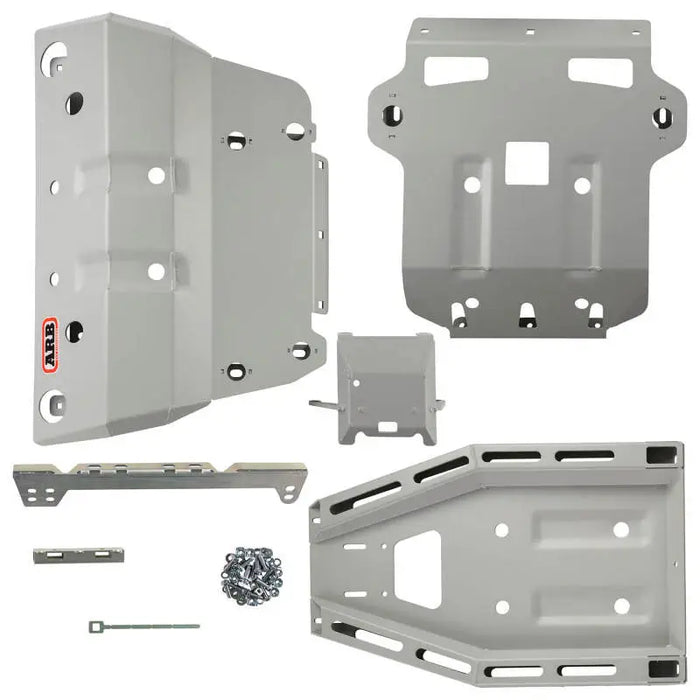 Arb under vehicle protection prado 150 w/kinetic mounting kit for rear - vehicle protection prado