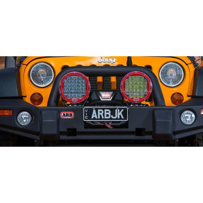 ARB Winch Cover T/Panel with JB Racing LEDs for Jeep