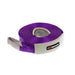 ARB Winch Ext Strap 17600 - Purple recovery strap with white buckle