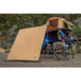 Vango tent set up in the woods with ARB Wind Break front - Fire Retardant USA/Canada Spec