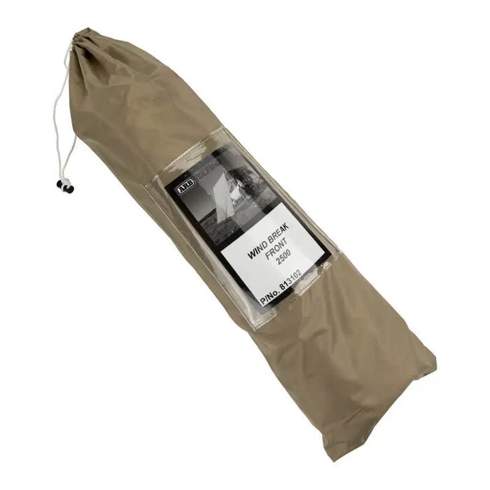 Brown bag with label on it - ARB Wind Break-Front 2500mm98In Fire Retardant USA/Canada Spec