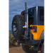 Yellow Jeep with Black Tire Rack - ARB W/T/Carrier Suit 5650360/370 JK