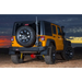 Jeep Wrangler rear view tire cover with ARB carrier suit