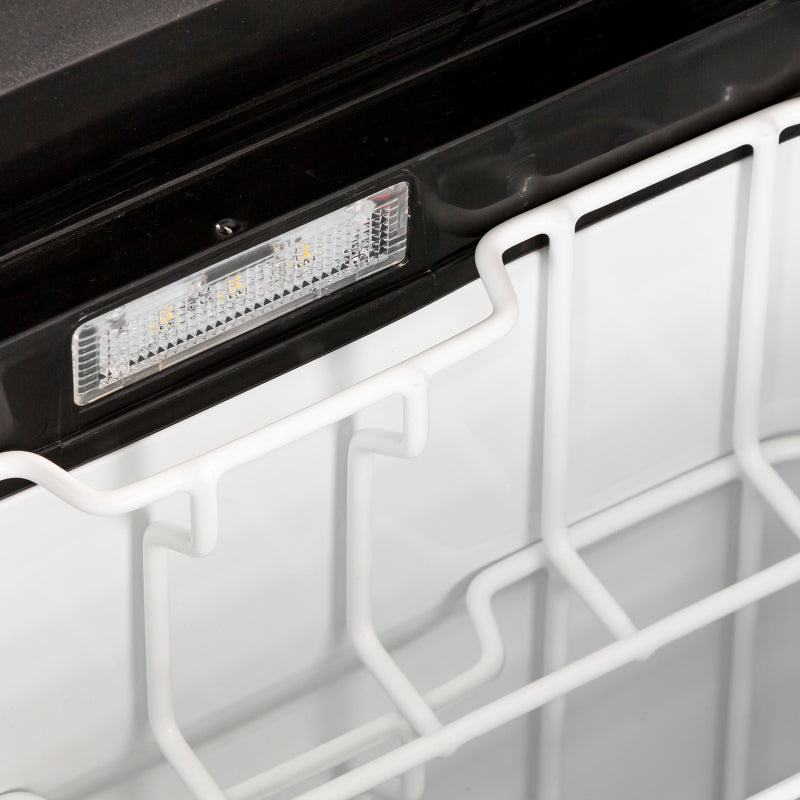 Arb zero fridge freezer with white and black trays