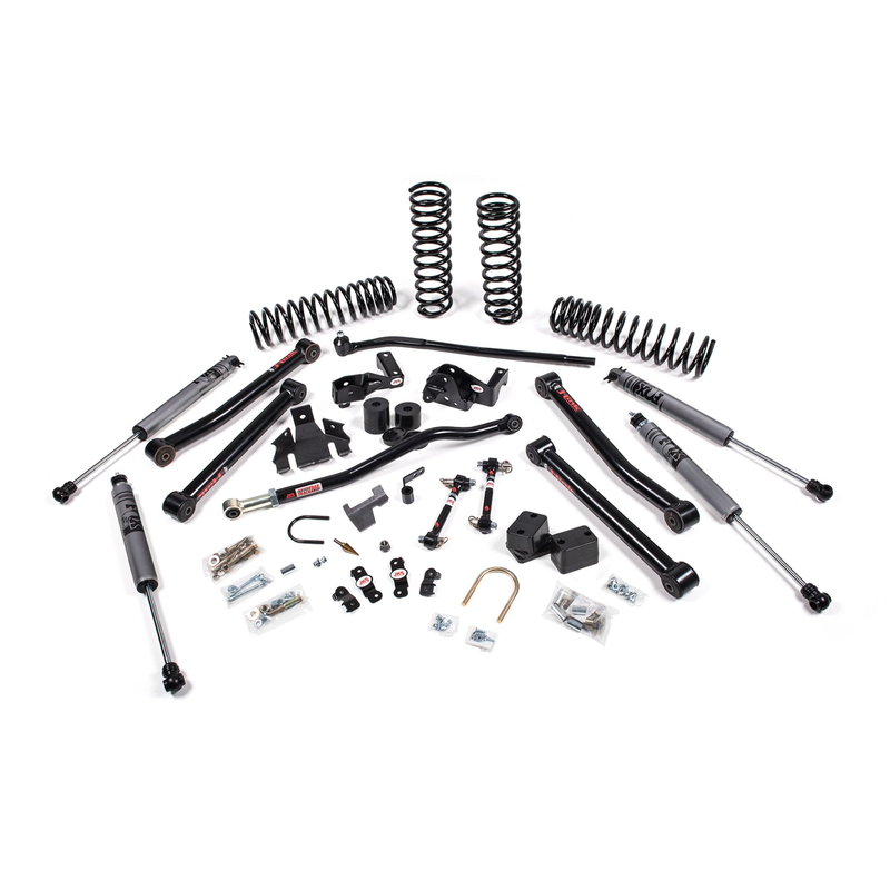 JKS 07-18 Jeep JK J-Konnect 4Dr 3.5in System w/ Fox Adventure Series Shocks