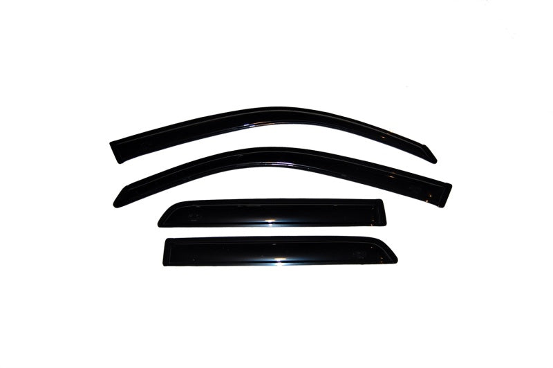 Avs black ventvisor window deflectors for toyota 4runner - outside mount, 4pc - smoke