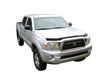 Avs toyota tacoma aeroskin hood shield - smoke on silver truck