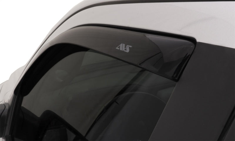 Toyota tacoma access cab ventvisor in-channel window deflector - close-up side window view