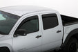 Avs toyota tacoma double cab in-channel ventvisor window deflectors - smoke