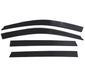 Avs black window deflector set for toyota tacoma double cab - low profile, fresh air accessory