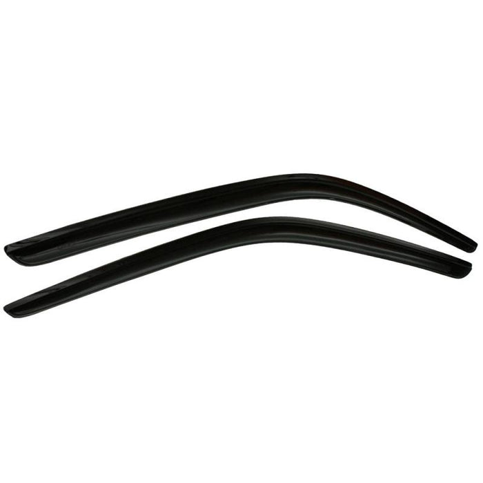 Avs smoked window deflectors for toyota tacoma standard cab - pair of black plastic visors for fresh air