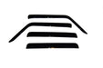 Avs original ventvisor window deflector for jeep commander - black plastic trim