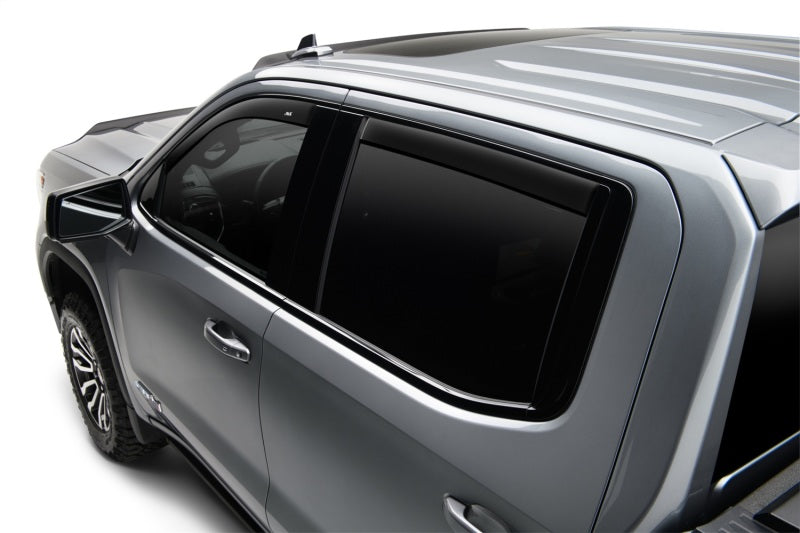 2020 gray chevrolet cx low profile window deflector from avs