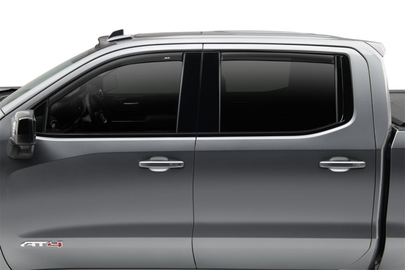 2020 chevrolet titan low profile window deflector - matte black