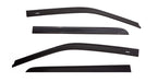 Avs low profile window deflectors - matte black for toyota fj cruiser