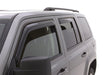 Avs smoke window deflectors for jeep patriot with roof rack