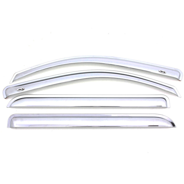 Chrome door handle covers for bmw - part of jeep patriot ventvisor outside mount rear window deflectors 4pc