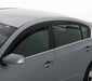 Avs jeep wrangler unlimited ventvisor low profile window deflectors - smoke on white background