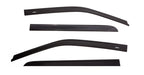 Avs low profile window deflectors for jeep wrangler unlimited - 4pc set in matte black