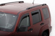 Red van with roof rack: avs jeep liberty window deflectors for fresh air ventvisors