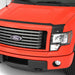 Red truck with avs aeroskin hood shield displayed in product ’avs 10-18 toyota 4runner aeroskin low profile acrylic hood shield - smoke
