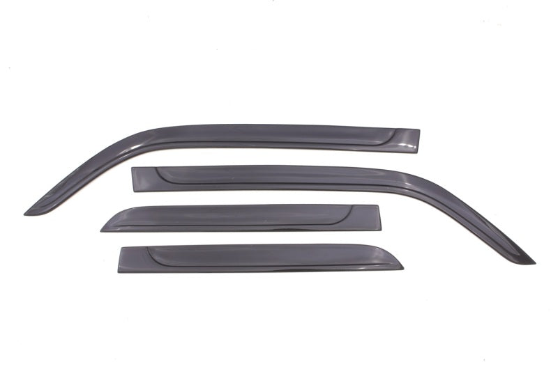 Black door handle trims for bmw shown on avs window deflectors - smoke