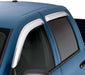 Blue toyota 4runner truck with black roof rack showcasing avs ventvisor rear window deflectors - chrome